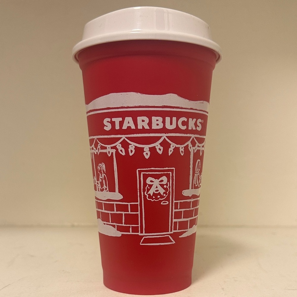 Starbucks Red and White Holiday Cup